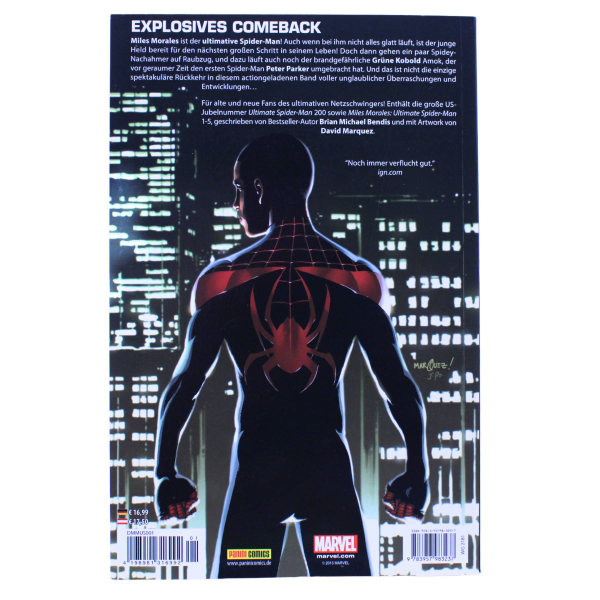 Miles Morales: Ultimate Spider-Man Paperback Nr. 1 | Panini Comics 2015 | Brian Michael Bendis & David Marquez